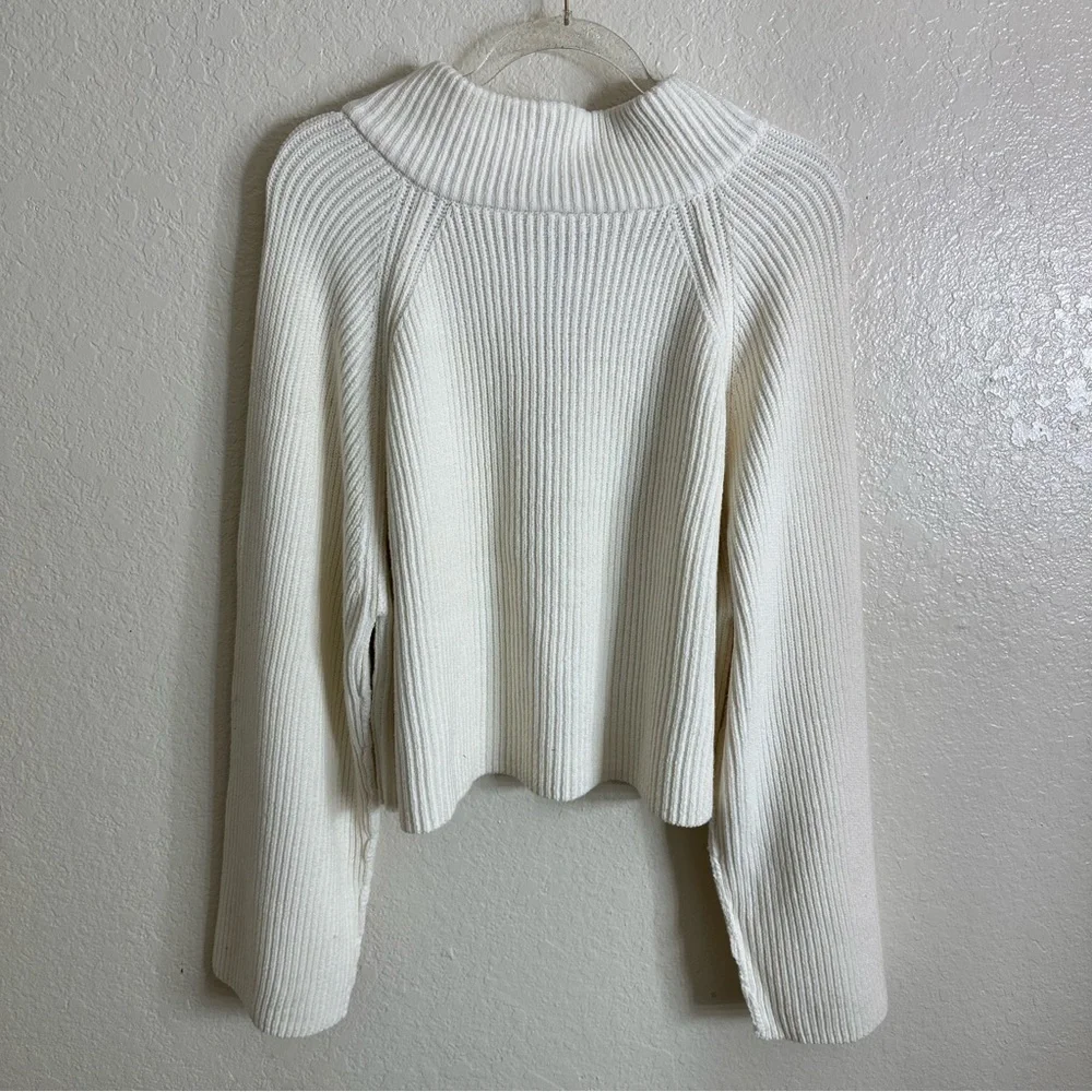 New free people Greta Half Zip sweater size XL